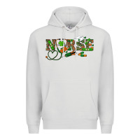 Dove Grey st patrick's day nurse Premium Hoodie - RanaPortraitStore