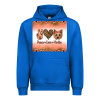 Cobalt peace love yorkie Urban Hoodie - Jasminsmagicworld