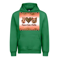 Emerald peace love yorkie Urban Hoodie - Jasminsmagicworld