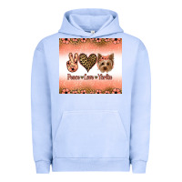 Pigment Grape Ice peace love yorkie Urban Hoodie - Jasminsmagicworld