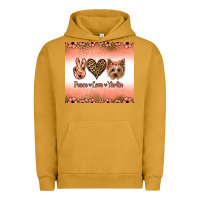 Pigment Peanut Butter peace love yorkie Urban Hoodie - Jasminsmagicworld