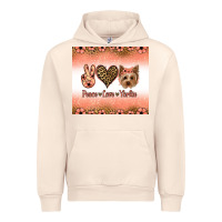 Sandshell peace love yorkie Urban Hoodie - Jasminsmagicworld