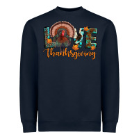 Navy love thanksgiving Heavyweight Sweatshirt - JahusDesignShop