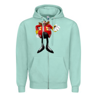Seafoam doctor eggman Zipper Hoodie - DesigneFamous