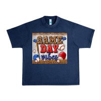 Navy game day vibes tumbler Urban Heavy Tee - BundleAndBundleShop