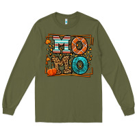 Army Green Fall Autumn Leopard Momo Long Sleeve Tee - LillyAllenDesigns