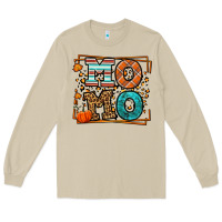 Mushroom Fall Autumn Leopard Momo Long Sleeve Tee - LillyAllenDesigns