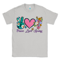 Moon Dust peace love springwith flowers and butterfly Classic Tee - Artiststas