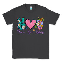 Smoke peace love springwith flowers and butterfly Classic Tee - Artiststas