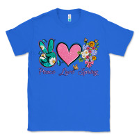 True Royal peace love springwith flowers and butterfly Classic Tee - Artiststas