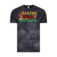 Cloud Black baking through the snow Vintage Tee - FaDigitalArtStudio