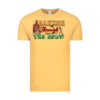 Vintage Mustard baking through the snow Vintage Tee - FaDigitalArtStudio