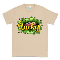 Mushroom St. Patrick's Day lips lucky Classic Tee - HowdyJamesFarm