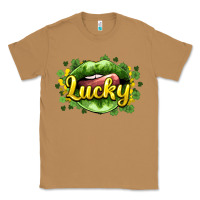 Toasted Coconut St. Patrick's Day lips lucky Classic Tee - HowdyJamesFarm