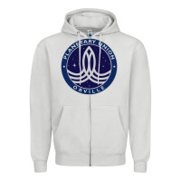 Dove Grey The Orville Zipper Hoodie - DesigneFamous