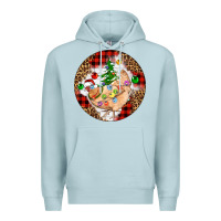 Blue Mist Christmas chicken Premium Hoodie - Artiststas