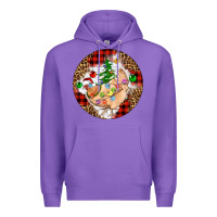 Purple Christmas chicken Premium Hoodie - Artiststas