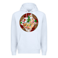 White Christmas chicken Premium Hoodie - Artiststas