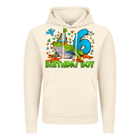Vintage Artic birthday boy frog age 6 Vintage Hoodie - LillyAllenDesigns