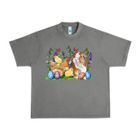 Tornado Easter bunny and chicks with floral Urban Heavy Tee - RanaPortraitStore