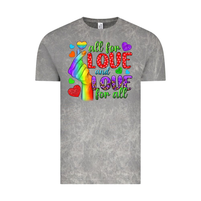 Western All For Love And Love For All Vintage Tee by BundleAndBundleShop | Teevron