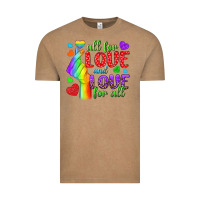 Vintage Coffee Western All For Love And Love For All Vintage Tee - BundleAndBundleShop