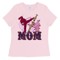 Bubblegum Pink Taekwondo mom Mother's Day Ladies Tee - FaDigitalArtStudio