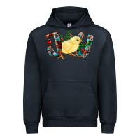 Navy Christmas Joy With Chick Urban Hoodie - RanaPortraitStore
