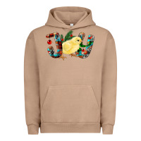 Pigment Burro Christmas Joy With Chick Urban Hoodie - RanaPortraitStore