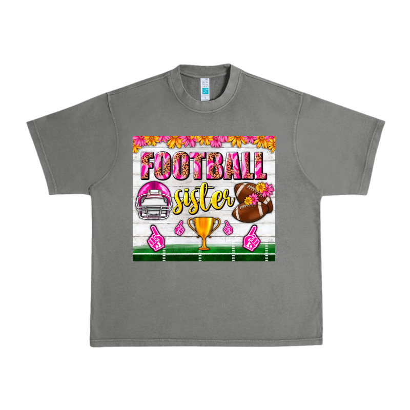 Football Sister Tumbler Urban Heavy Tee by BundleAndBundleShop | Teevron