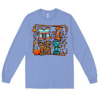 Colony Blue Fall Autumn Leopard Mini Long Sleeve Tee - LillyAllenDesigns