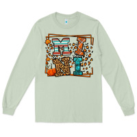 Matcha Fall Autumn Leopard Mini Long Sleeve Tee - LillyAllenDesigns