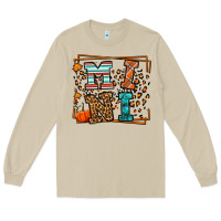 Mushroom Fall Autumn Leopard Mini Long Sleeve Tee - LillyAllenDesigns