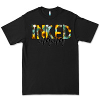 Black Inked Mama Premium Tee - CowCowDesign
