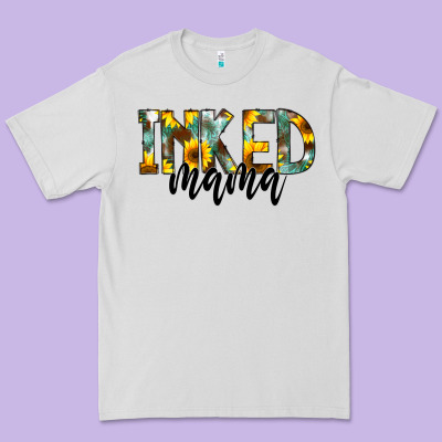 Inked Mama Premium Tee Designed By Cowcowdesign