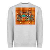 Heather Grey thankful tumbler Heavyweight Sweatshirt - JahusDesignShop