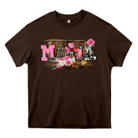 Chocolate Brown Mother's Day mama Heavy Core Tee - CowGirlArtShop