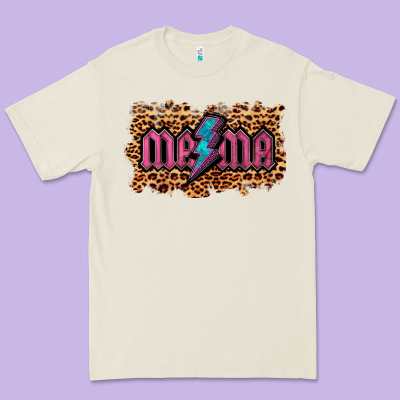 Leopard Mama Lightning Premium Tee Designed By Ranaportraitstore