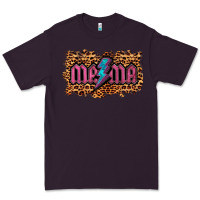 Plum Leopard Mama Lightning Premium Tee - RanaPortraitStore