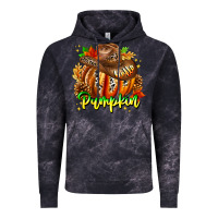 Cloud Black Hello Pumpkin Vintage Hoodie - CowhideDigitalArt