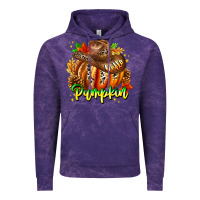 Cloud Purple Hello Pumpkin Vintage Hoodie - CowhideDigitalArt