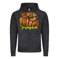 Vintage Black Hello Pumpkin Vintage Hoodie - CowhideDigitalArt