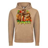 Vintage Coffee Hello Pumpkin Vintage Hoodie - CowhideDigitalArt