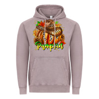 Vintage Zinc Hello Pumpkin Vintage Hoodie - CowhideDigitalArt