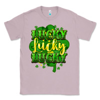 Lilac lucky lucky lucky clover St. Patrick's Classic Tee - HowdyJamesFarm