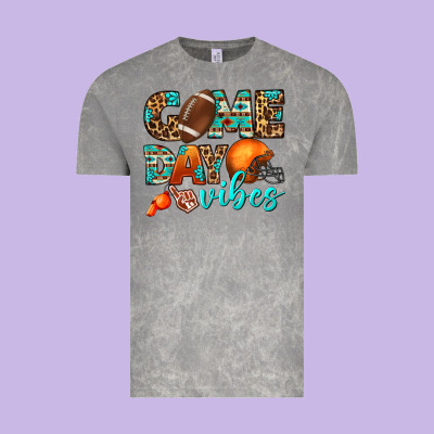 Game Day Vibes Vintage Tee Designed By Bundleandbundleshop