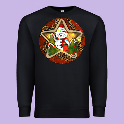 Snowman Christmas Premium Sweatshirt Designed By Ranaportraitstore