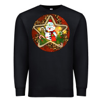 Black Snowman Christmas Premium Sweatshirt - RanaPortraitStore