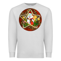 Dove Grey Snowman Christmas Premium Sweatshirt - RanaPortraitStore