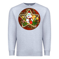 Heather Grey Snowman Christmas Premium Sweatshirt - RanaPortraitStore